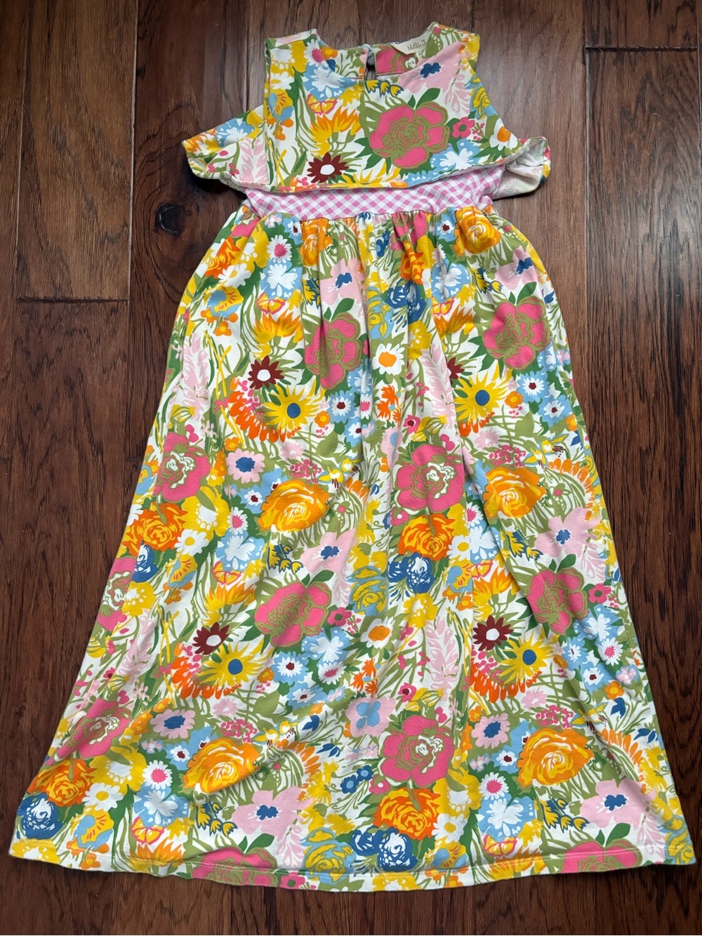 Matilda Jane Floral Maxi Dress in Pink, Yellow & Green - Girls Size 6